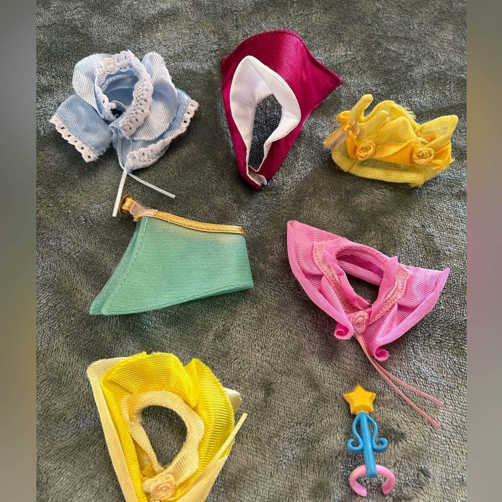 My Little Pony G3 DISNEY Princess RARE ACCESORIES Sparklework Lot Of 7 MLP